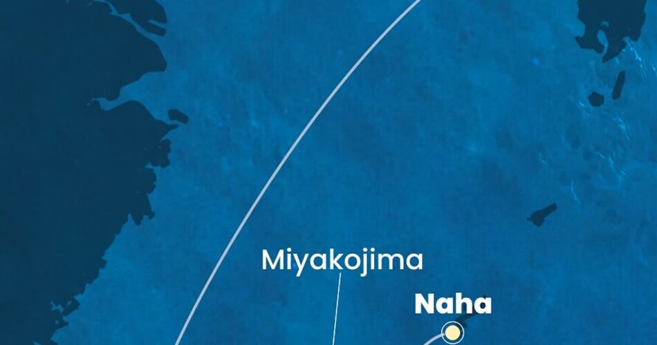 Trasa plavby CSE-OHA04A2I