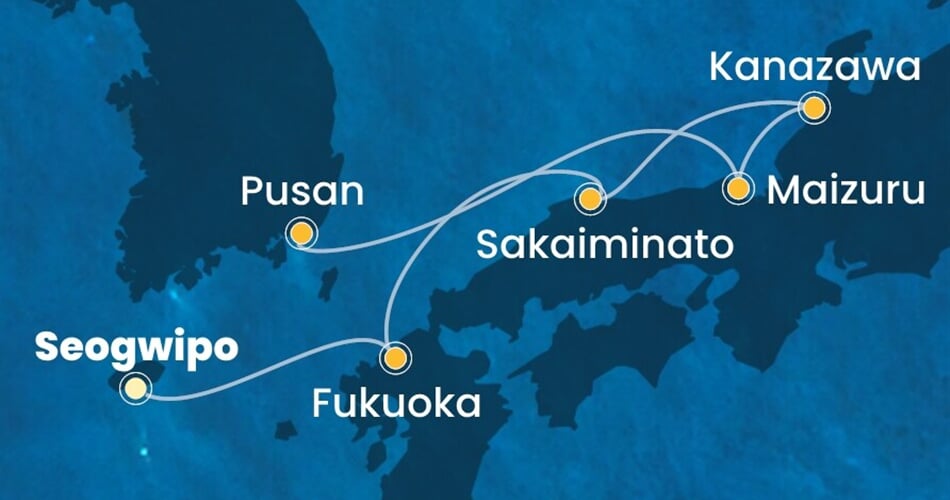 Trasa plavby CSE-SPO05A00