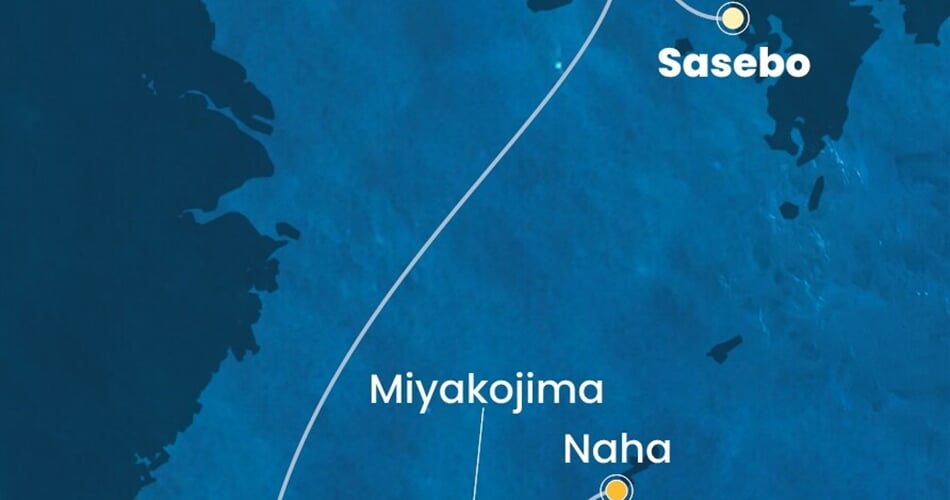 Trasa plavby CSE-SSB06A00