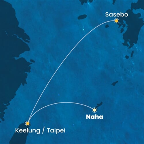 Trasa plavby CSE-OHA03A1Z