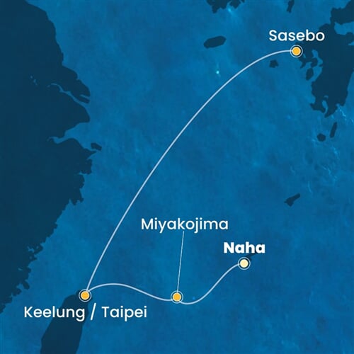 Trasa plavby CSE-OHA04A2I