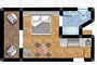 Neda (Maršić) vila - studio č. 6 - Gradac - Chorvatsko - 101 CK Zemek