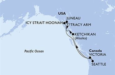 MSC Poesia - USA, Kanada
