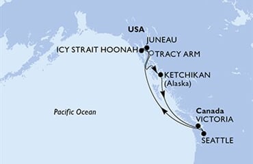 MSC Poesia - USA, Kanada