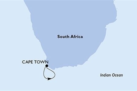 MSC ARMONIA - Dél-Afrika (a Fokváros-ból)
