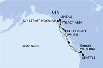 MSC Poesia - USA, Kanada