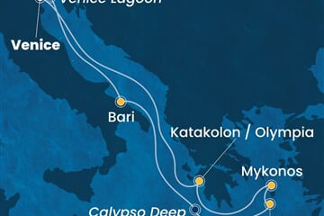 Costa Deliziosa - Itálie, Řecko (z Benátek)