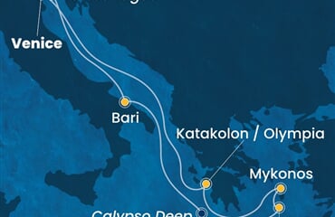 Costa Deliziosa - Itálie, Řecko (z Benátek)