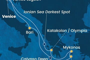 Costa Deliziosa - Itálie, Řecko (z Benátek)