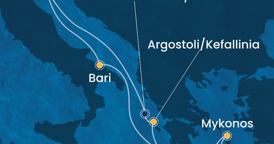 Trasa plavby CDE-PMA07A2P