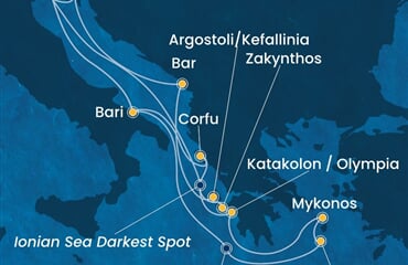 Costa Deliziosa - Itálie, Řecko, Černá Hora, Chorvatsko (z Benátek)