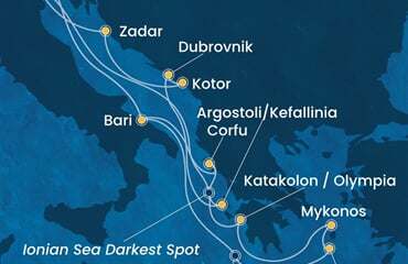 Costa Deliziosa - Itálie, Řecko, Černá Hora, Chorvatsko (z Benátek)
