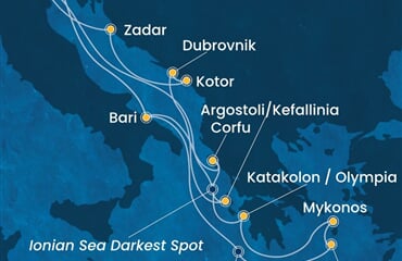 Costa Deliziosa - Itálie, Řecko, Černá Hora, Chorvatsko (z Benátek)