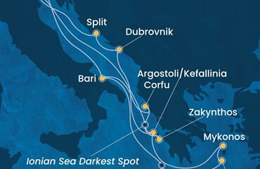 Costa Deliziosa - Itálie, Řecko, Chorvatsko (z Benátek)