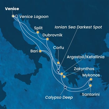 Trasa plavby CDE-PMA14A3C