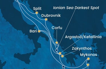 Costa Deliziosa - Itálie, Řecko, Chorvatsko (z Benátek)