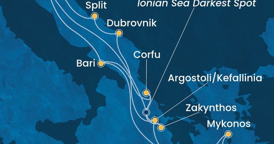 Trasa plavby CDE-PMA14A3C