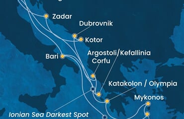 Costa Deliziosa - Itálie, Řecko, Černá Hora, Chorvatsko (z Benátek)