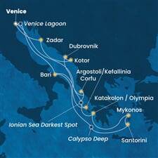 Costa Deliziosa - Itálie, Řecko, Černá Hora, Chorvatsko (z Benátek)