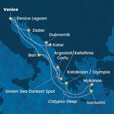 Costa Deliziosa - Itálie, Řecko, Černá Hora, Chorvatsko (z Benátek)