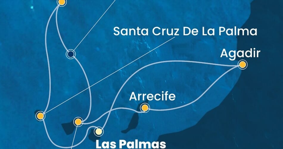 Trasa plavby CFO-LPA07A0W