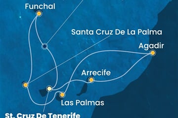 Costa Fortuna - Španělsko, Maroko, Portugalsko (Santa Cruz de Tenerife)