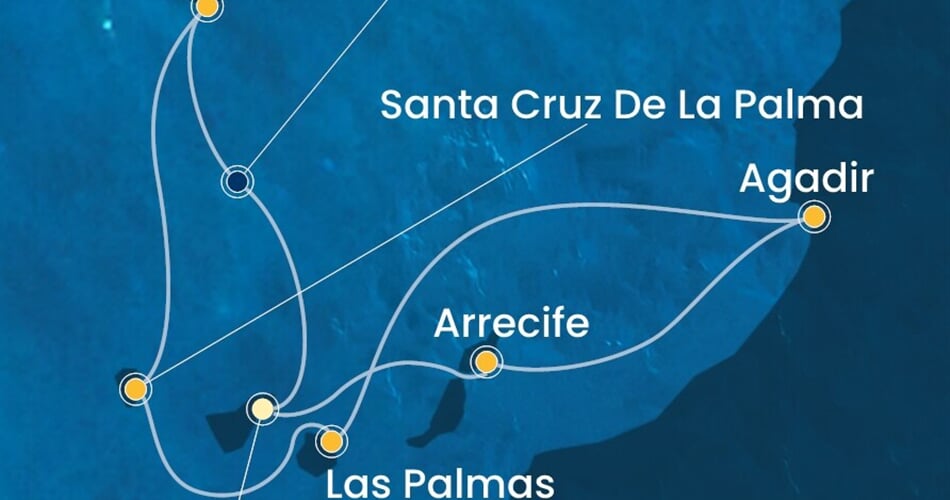 Trasa plavby CFO-TCI07A1N