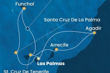 Costa Fortuna - Španělsko, Portugalsko, Maroko (Gran Canaria)