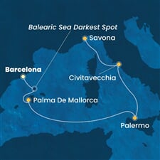 Costa Smeralda - Španělsko, Itálie (z Barcelony)