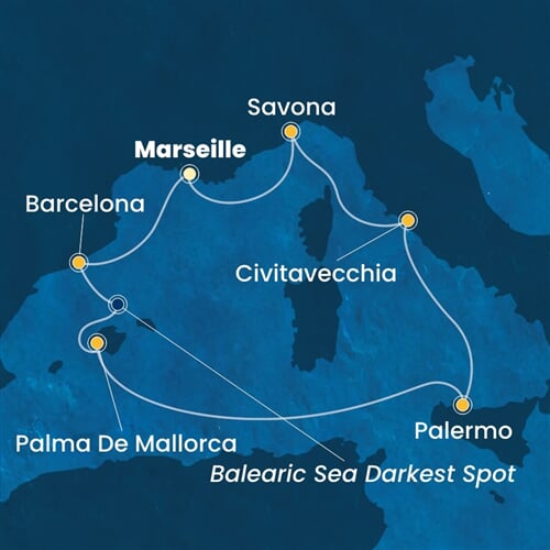 Trasa plavby CSM-MRS08A0U