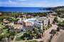 Letecký pohled na hotel, Baja Sardinia, Sardinie