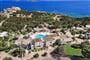 Letecký pohled na hotel, Baja Sardinia, Sardinie