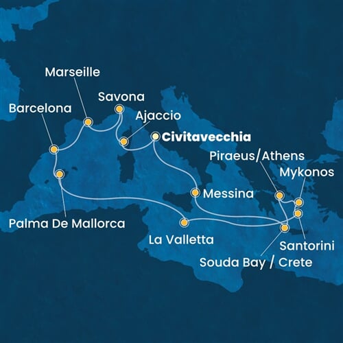 Trasa plavby CFS-CIV15A03