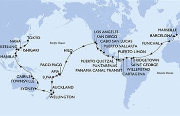MSC Magnifica - Francie, Španělsko, Portugalsko, Barbados, Grenada, ... (z Marseille)