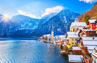 Velký tradiční Krampus, Advent Salzburg Hallstatt Bad Ischl jezero Wolfgangsee