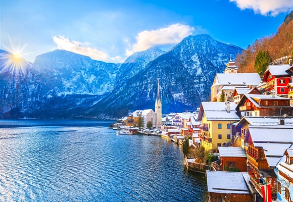 Velký tradiční Krampus, Advent Salzburg Hallstatt Bad Ischl jezero Wolfgangsee