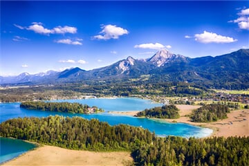 Pohodový týden na kole - Korutanská cyklomozaika- rakouská jezera a vyhlídky na kole
