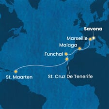 Costa Fascinosa - Itálie, Francie, Španělsko, Portugalsko, Nizozemské Antily (ze Savony)
