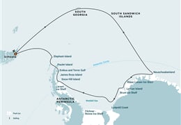 Remote Weddell Sea Explorer incl. South Georgia - South Sandwich Islands - Neuschwabenland - Larsen Ice Shelf - Paulet and Devil Island - Elephant Island, incl. helicopters (m/v Ortelius)