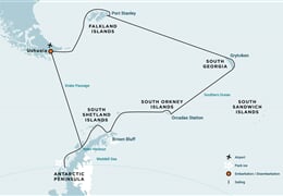 Falkland Islands - South Georgia - Elephant Island - Antarctica - Polar Circle (m/v Hondius)