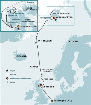 Trasa plavby Oceanwide Expedition OW-OTL01D26