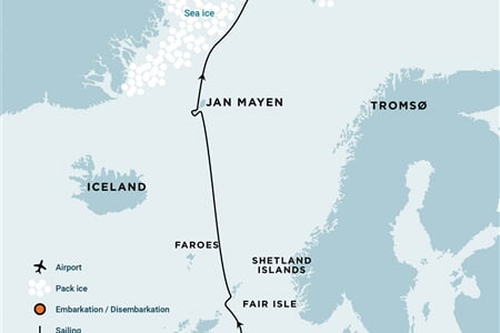 Arctic Ocean - Fair Isle, Jan Mayen, Ice Edge, Spitsbergen, Birding (m/v Ortelius)