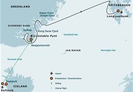 Spitsbergen - Northeast Greenland, Fly & Sail (s/v Rembrandt van Rijn)