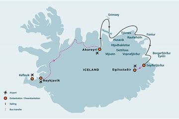 Northeast Iceland Explorer , Aurora Borealis, Hike & Sail - Incl. Bus back up (s/v Rembrandt van Rijn)