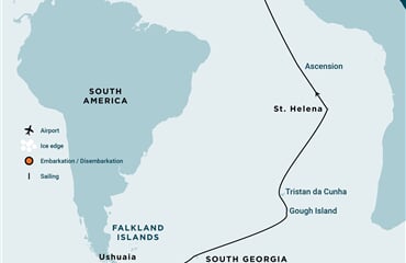 Atlantic Odyssey excl. Antarctic Peninsula to Cape Verde (m/v Plancius)