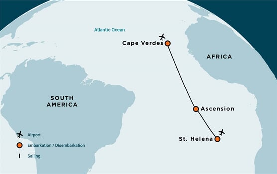 Trasa plavby Oceanwide Expedition OW-PLA34-27
