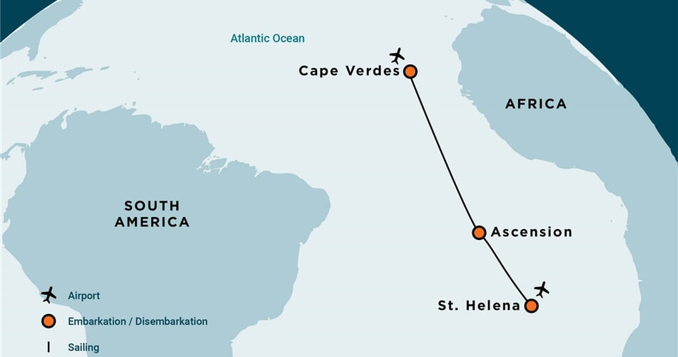 Trasa plavby Oceanwide Expedition OW-PLA34-27