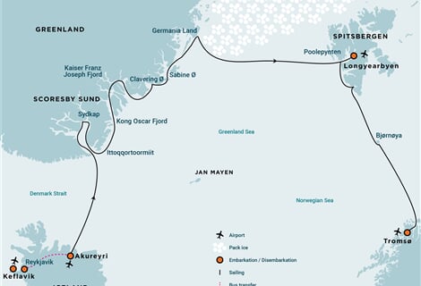 Four Islands Iceland- Northeast Greenland-Spitsbergen- North Norway (m/v Plancius)