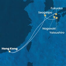 Costa Serena - Čína, Japonsko (z Hongkongu)