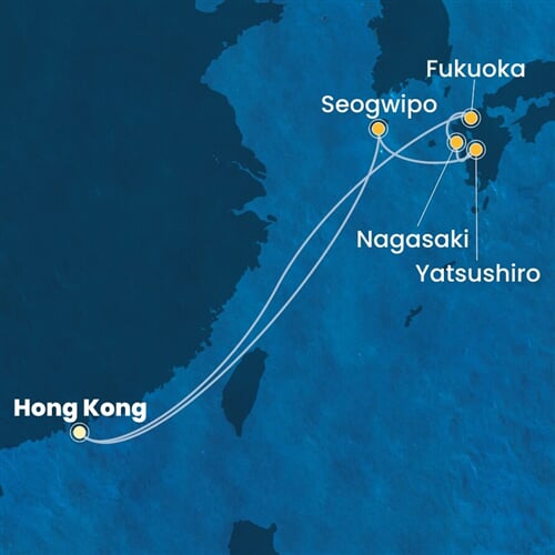 Trasa plavby CSE-HKG09A01